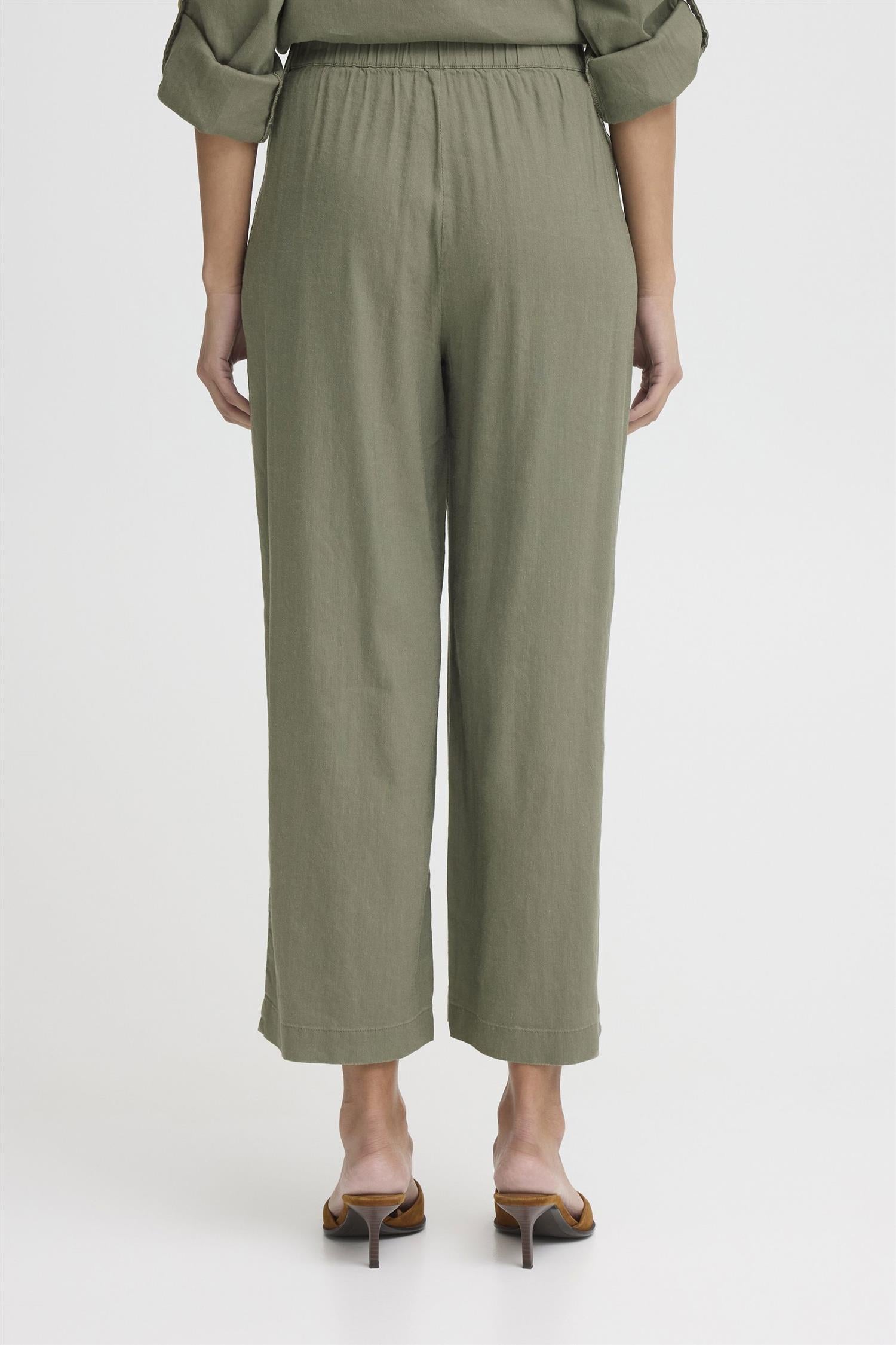 Pzluca Pant Wide Leg Grønn