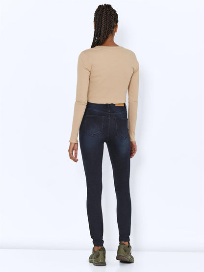 NMCALLIE HW SKINNY JEANS