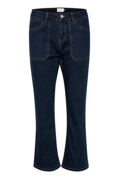 CRLone Jeans 7/8 bootcut- Coco Fit Blå