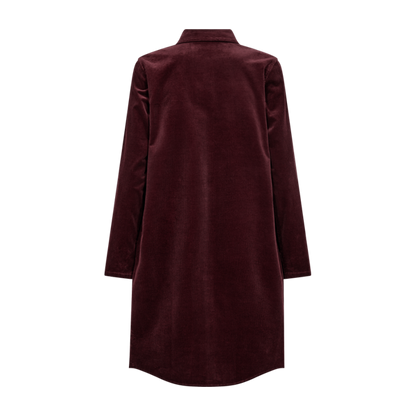 FQCORDY-DRESS Vinrød