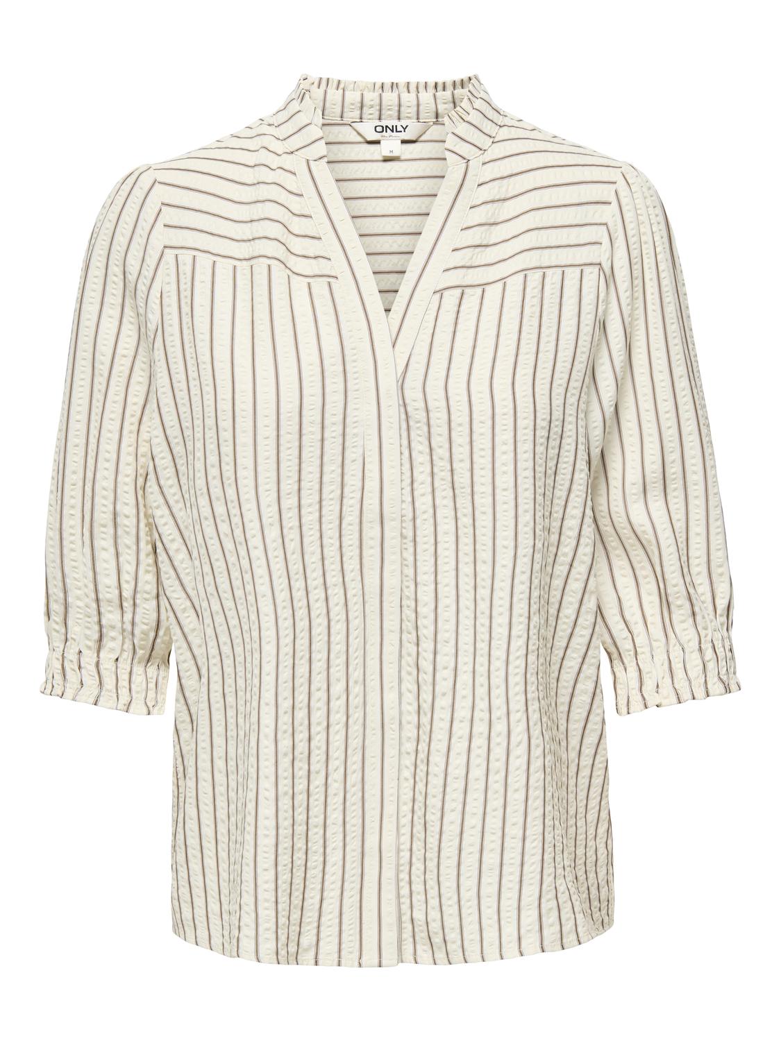 Onlsusanna 2/4 Smock Top Wvn Ex Off-White