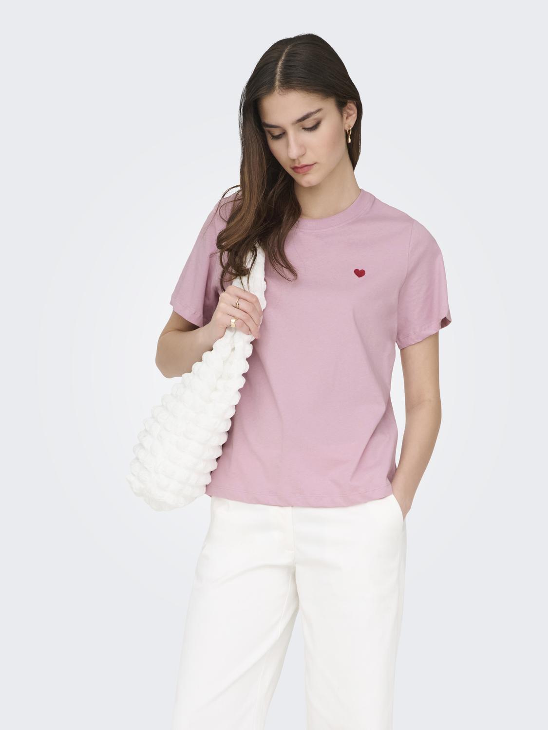 Jdypisa S/s Print Top Jrs Noos Rosa