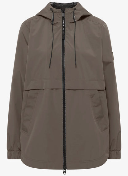 A-SHAPED WINDBREAKER Brun
