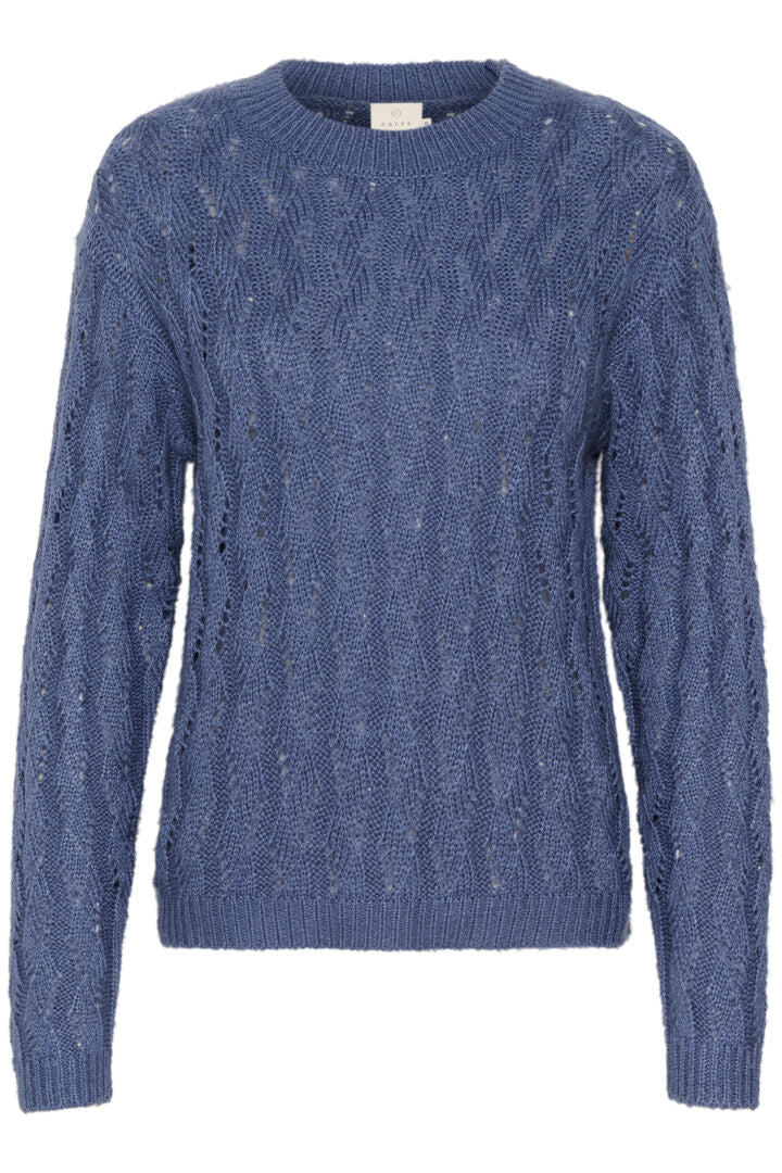KAlena knit pullover Jeansblå