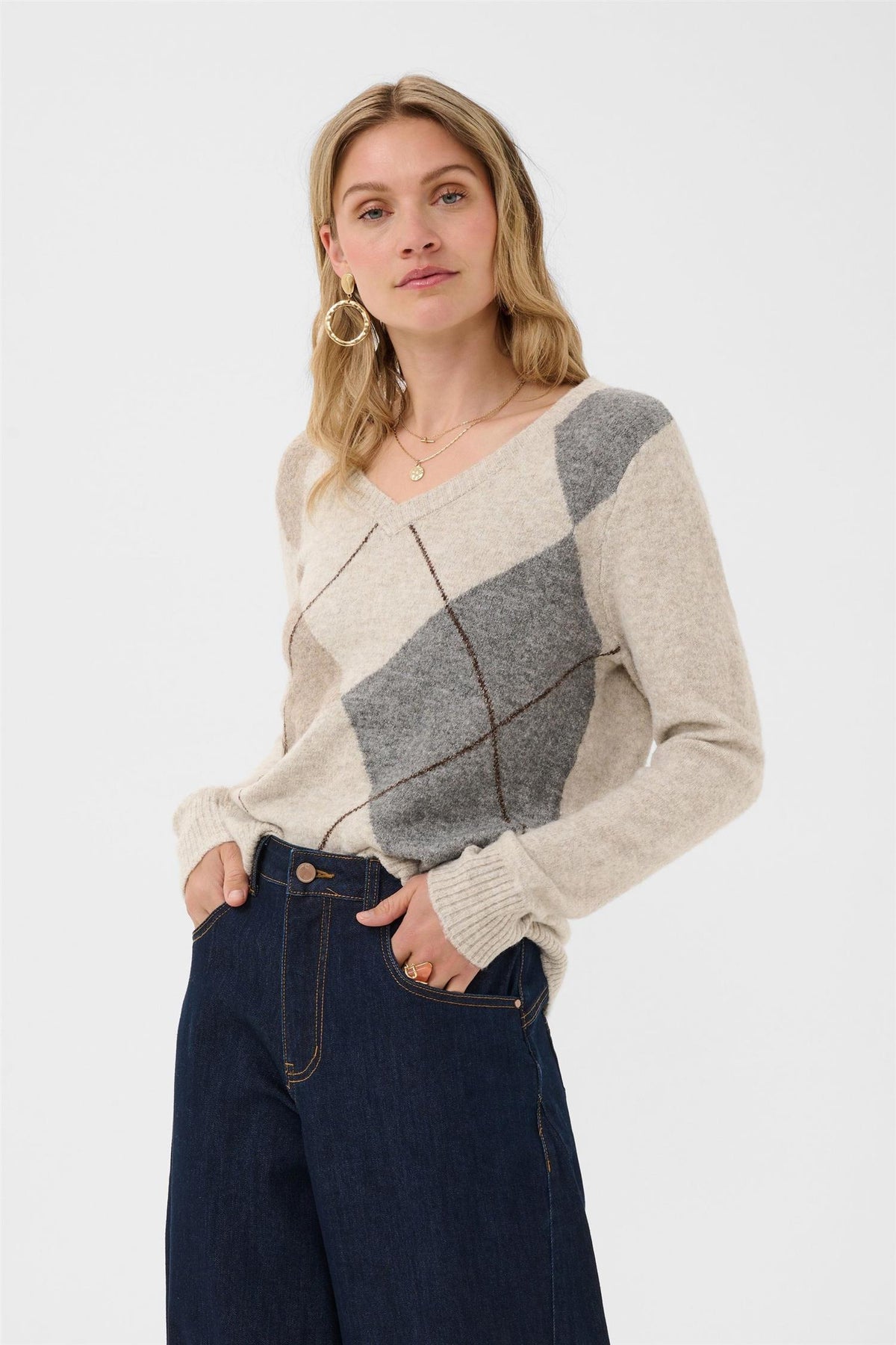 Crhope Knit Pullover Beige