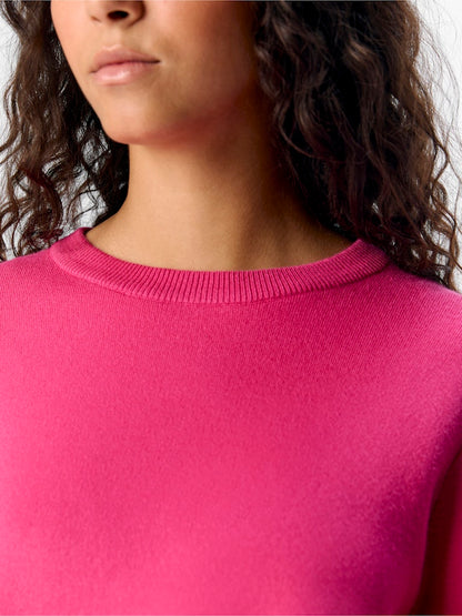 OBJREYNARD SQUARE SLEEVE O-NECK NOOS Bringebær