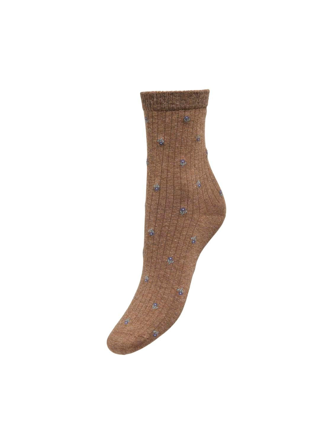 Jdysmile Rib Socks Jrs Brun