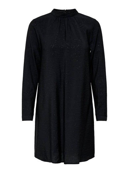 Jdytroya Life L/s Hn Dress Wvn Dia Sort