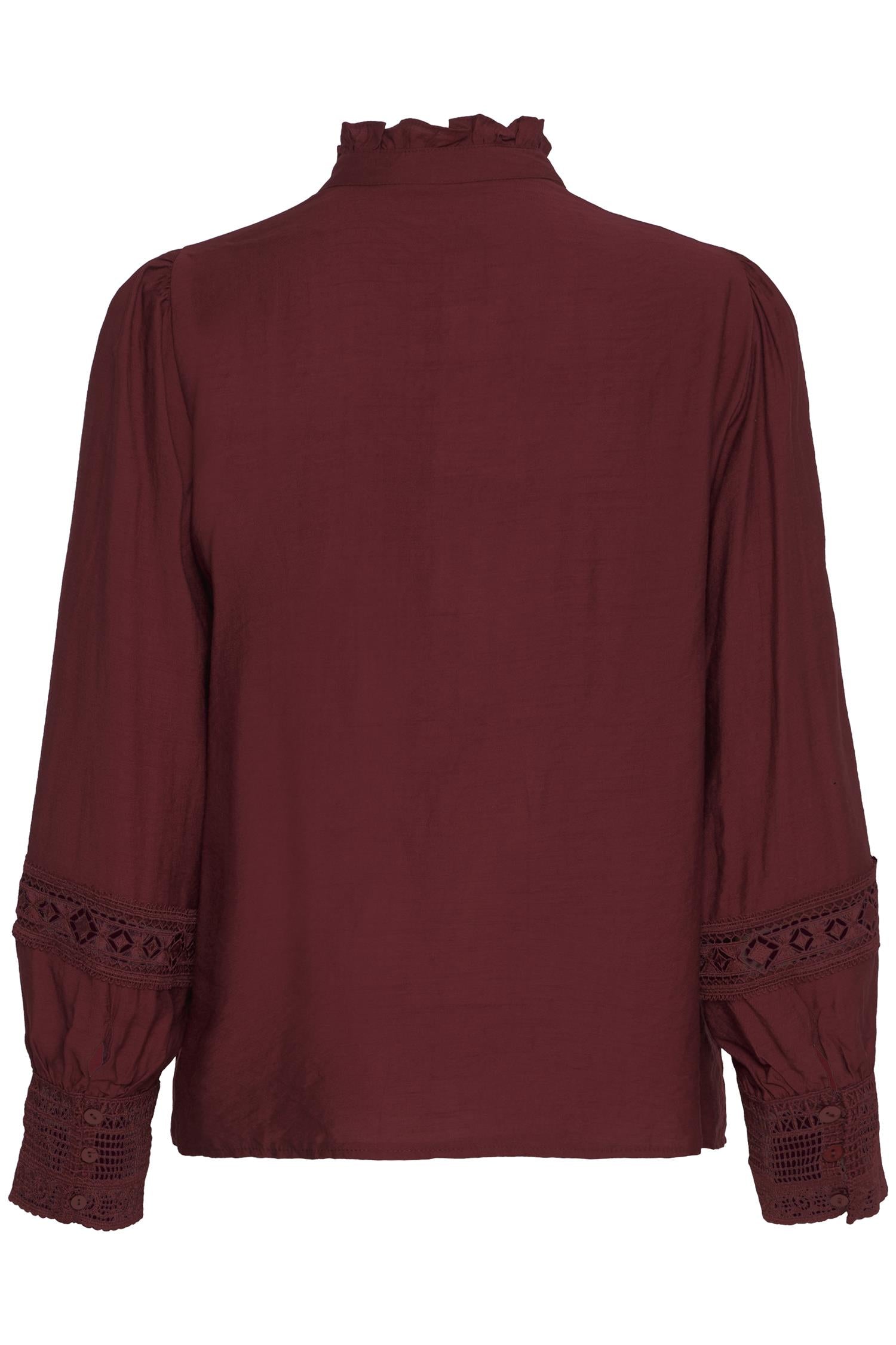 SBBISONA BLOUSE Vinrød