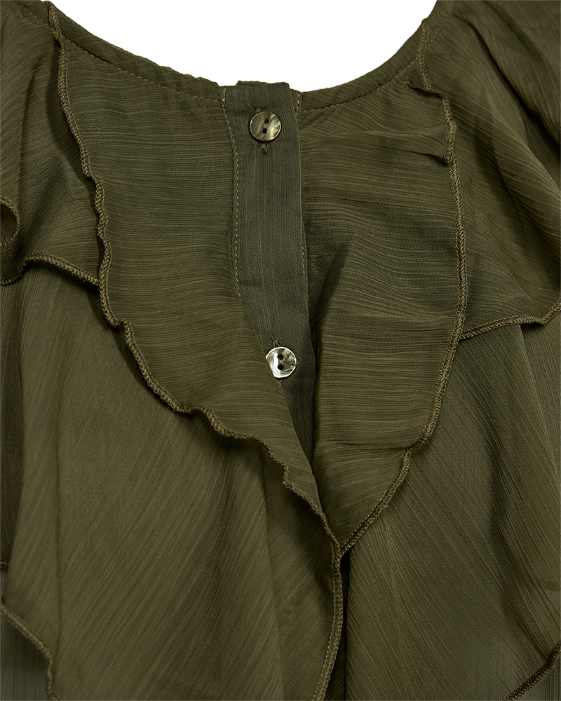 FQDITTE-BLOUSE Grønn