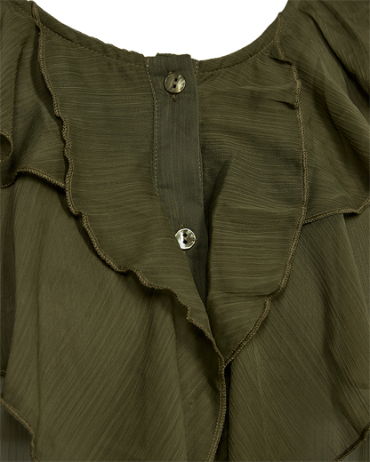 FQDITTE-BLOUSE Grønn