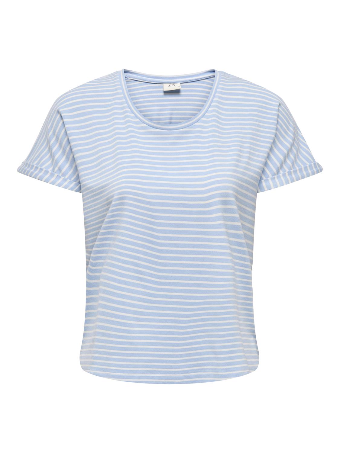 Jdysissy S/s O-Neck Top Jrs Noos Blå