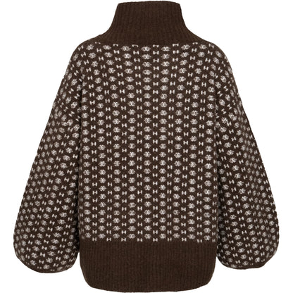 Logo sweater Brun