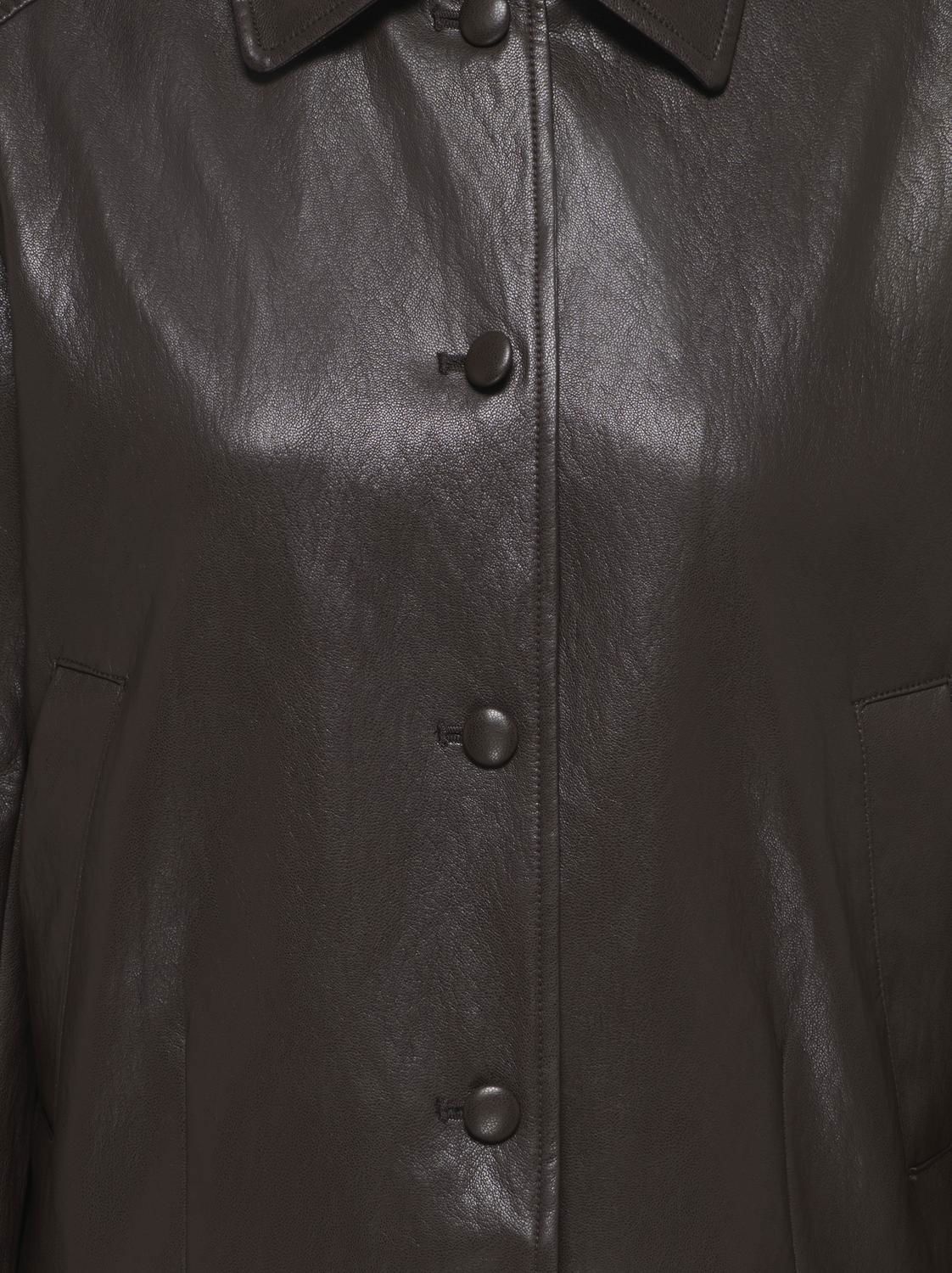 Jdyaurora Faux Leather Jacket Otw Sgo Brun