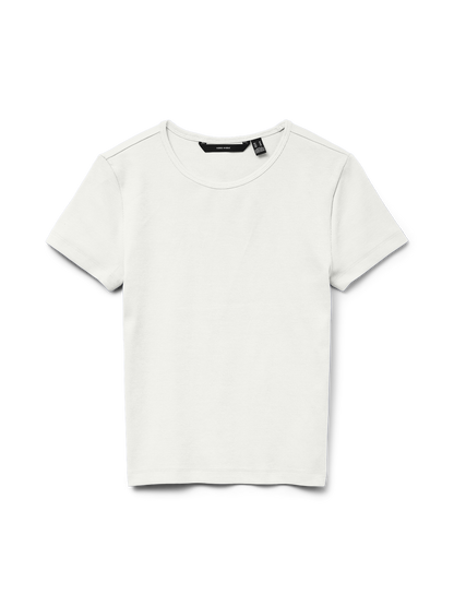 Vmchloe Ss Short Top Jrs Noos Klar Hvit