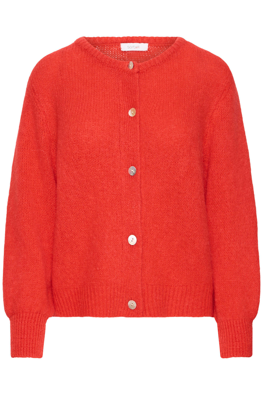 Sbgulvig Knit Cardigan Rød