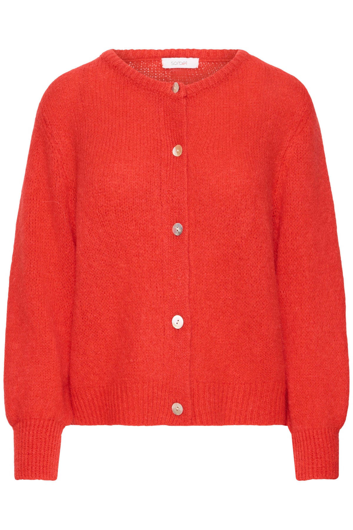 Sbgulvig Knit Cardigan Rød