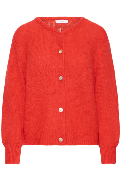 Sbgulvig Knit Cardigan Rød