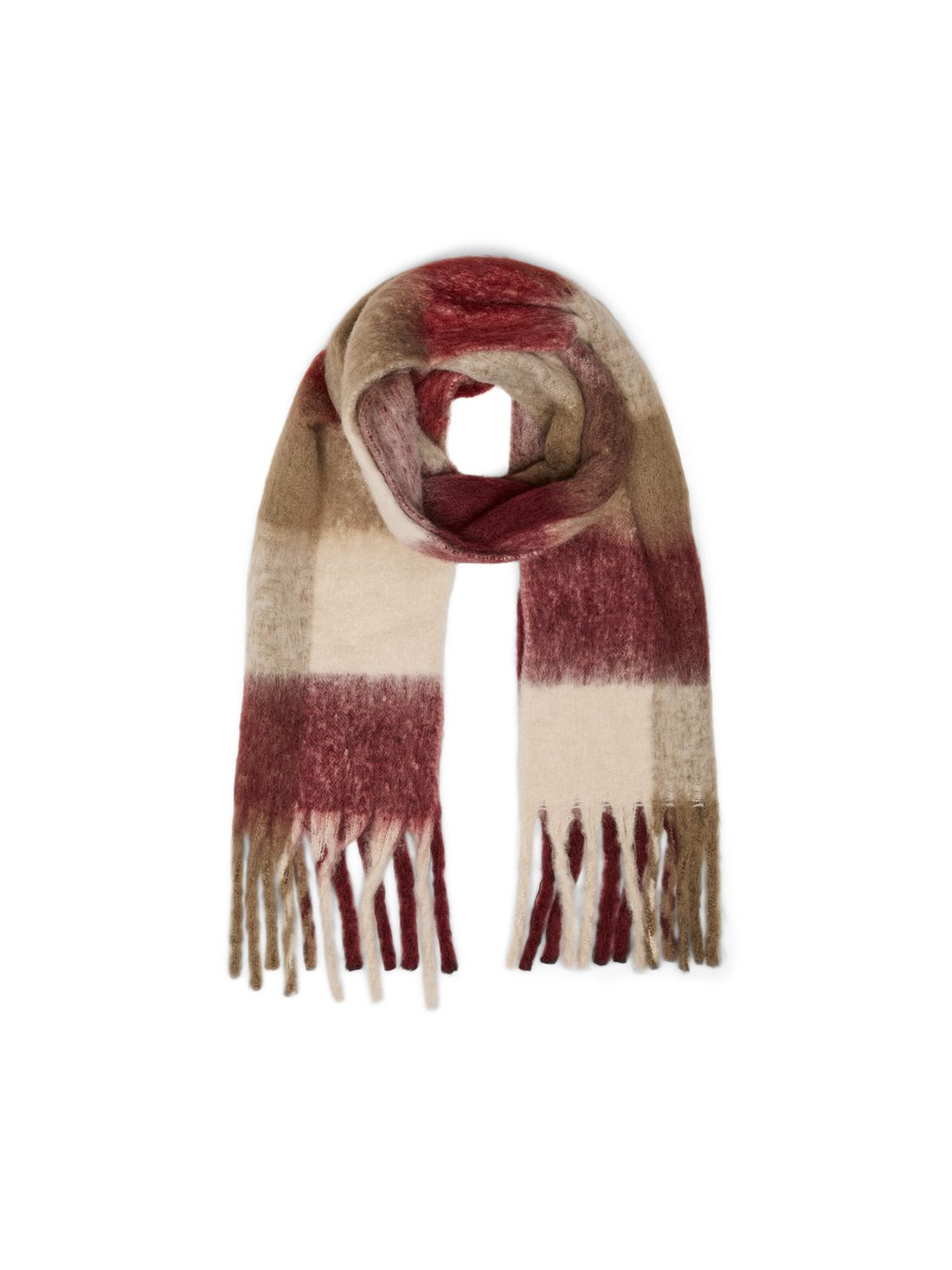 Vmivy League Scarf Noos Mørkerød