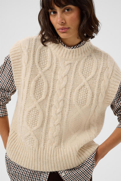 Chaninapw Waistcoat Beige