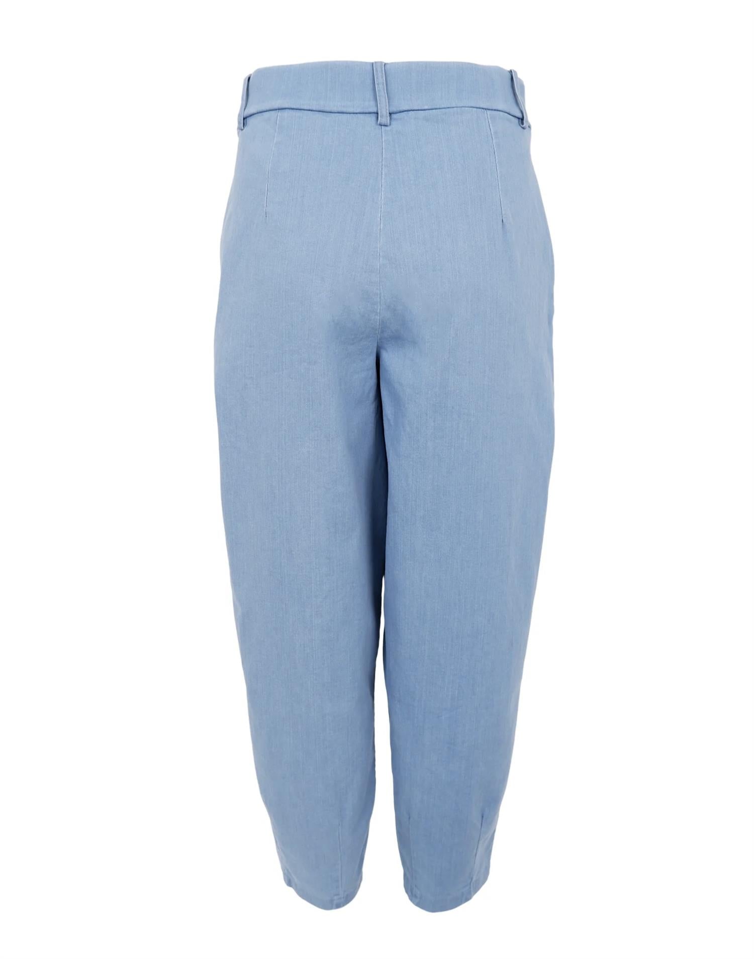 BCDENICE DENIM BARREL PANT Lye Blå