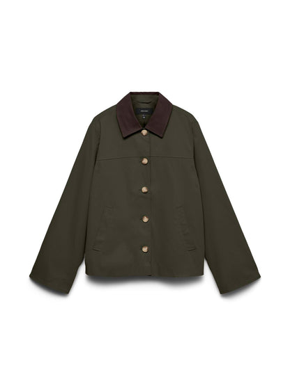 Vmchelseapoppy Short Jacket Noos Grønn