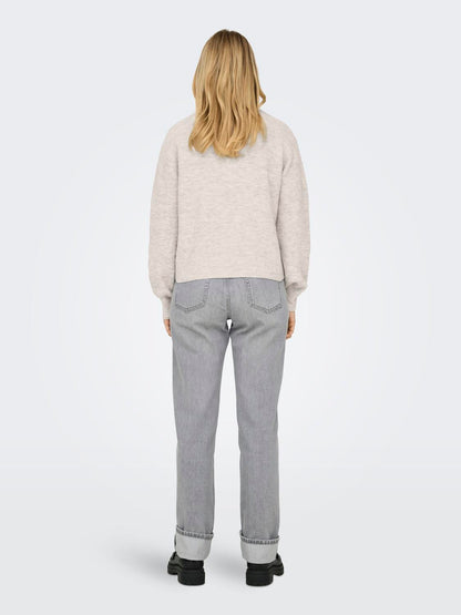 Jdylumi Life L/s Button Cardiga Knt Noos Beige