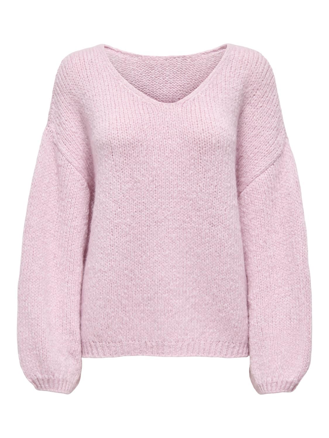 Jdydinea L/s Reversible Pullov. Knt Noos Rosa
