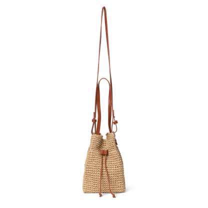 Day Natural Straw Bucket Beige