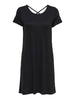 Onlbera Back Lace Up S/s Dress Jrs Noos Sort