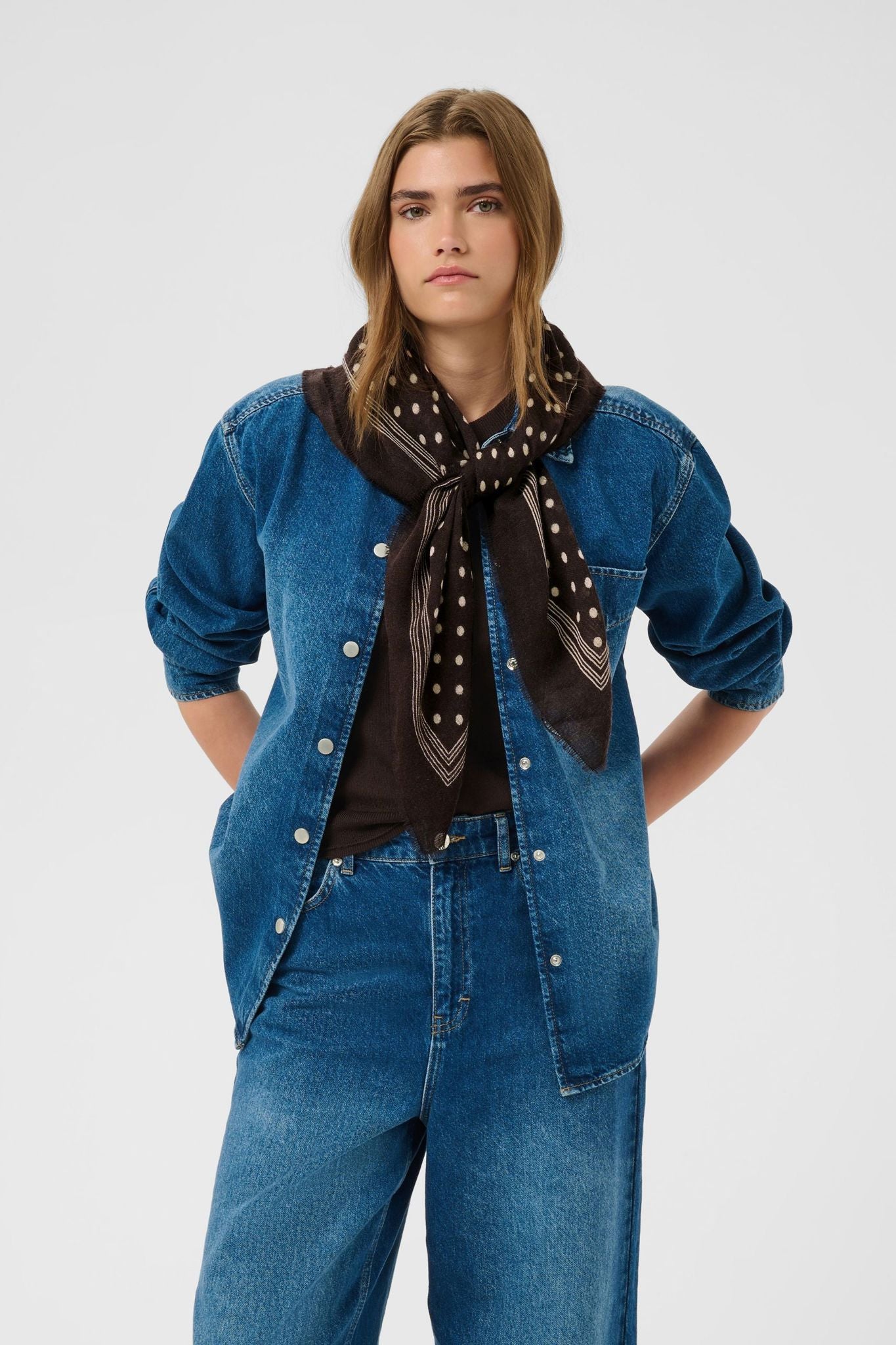 Celestapw Scarf Brun