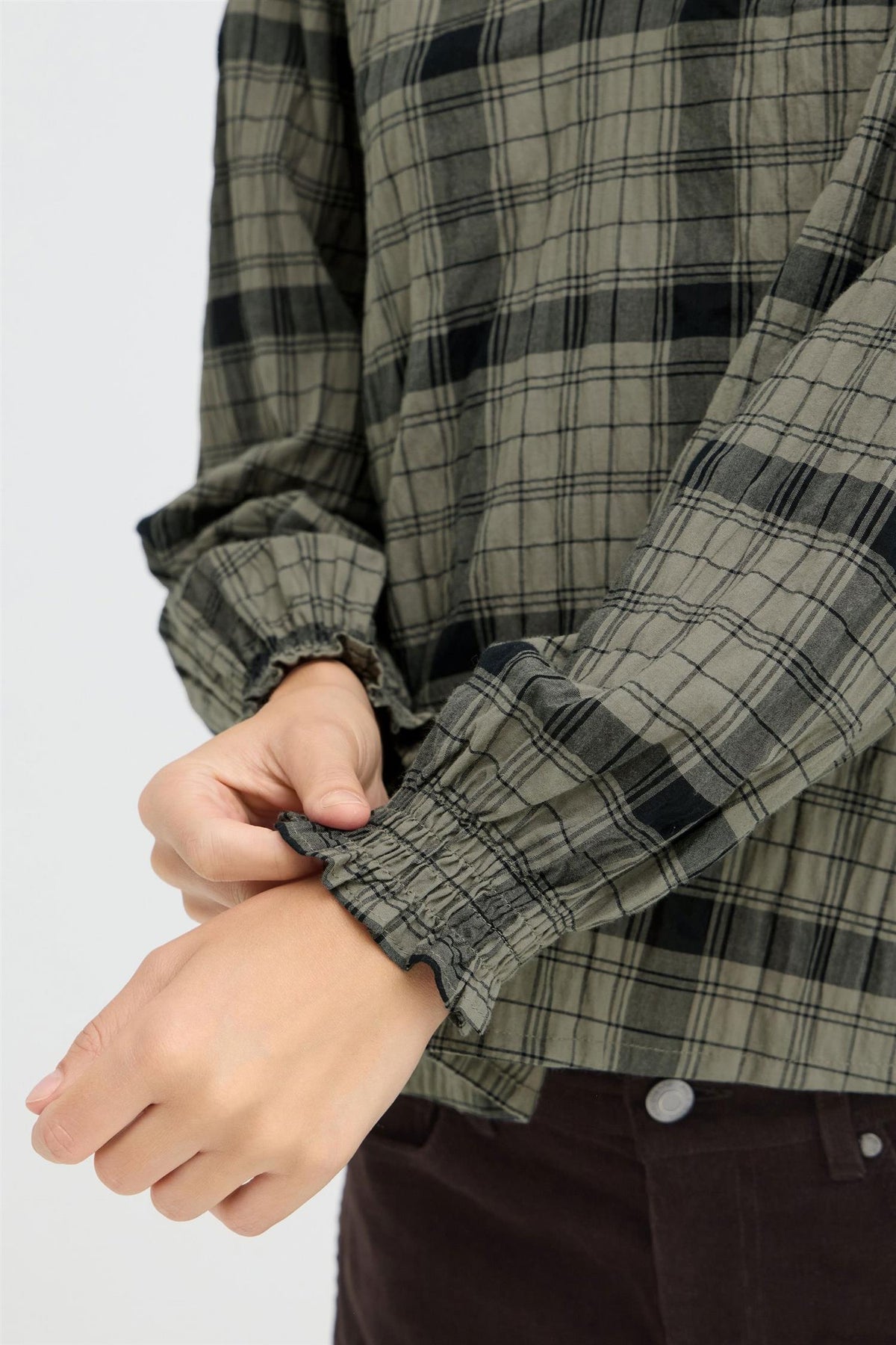 Pzelna Blouse Grønn