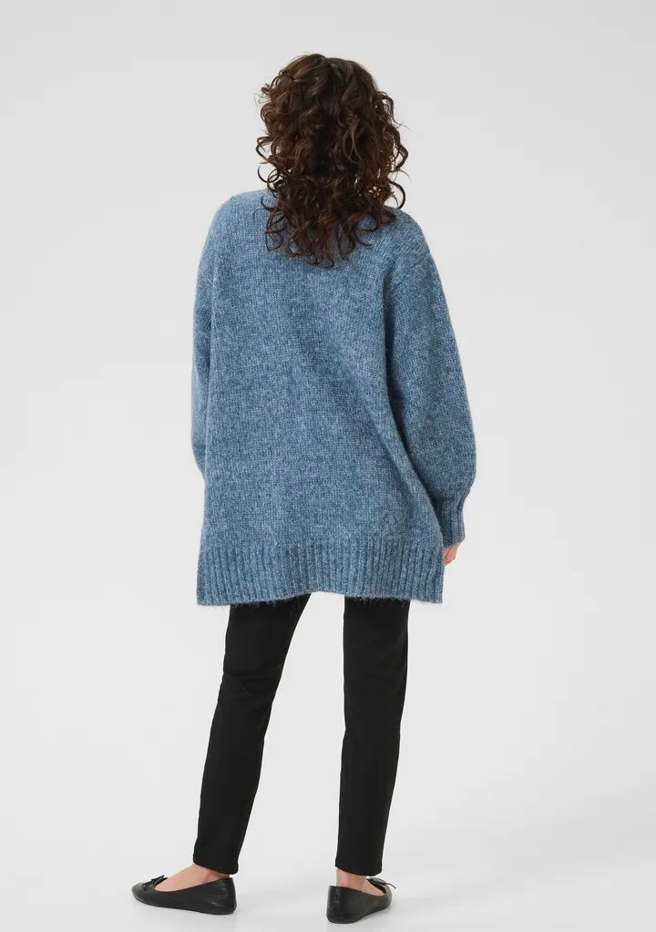 Katrina Knit Cardigan Bering Sea Melange