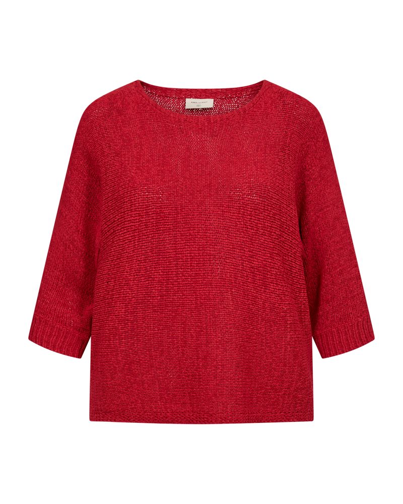 Fqtapper-Pullover Rød