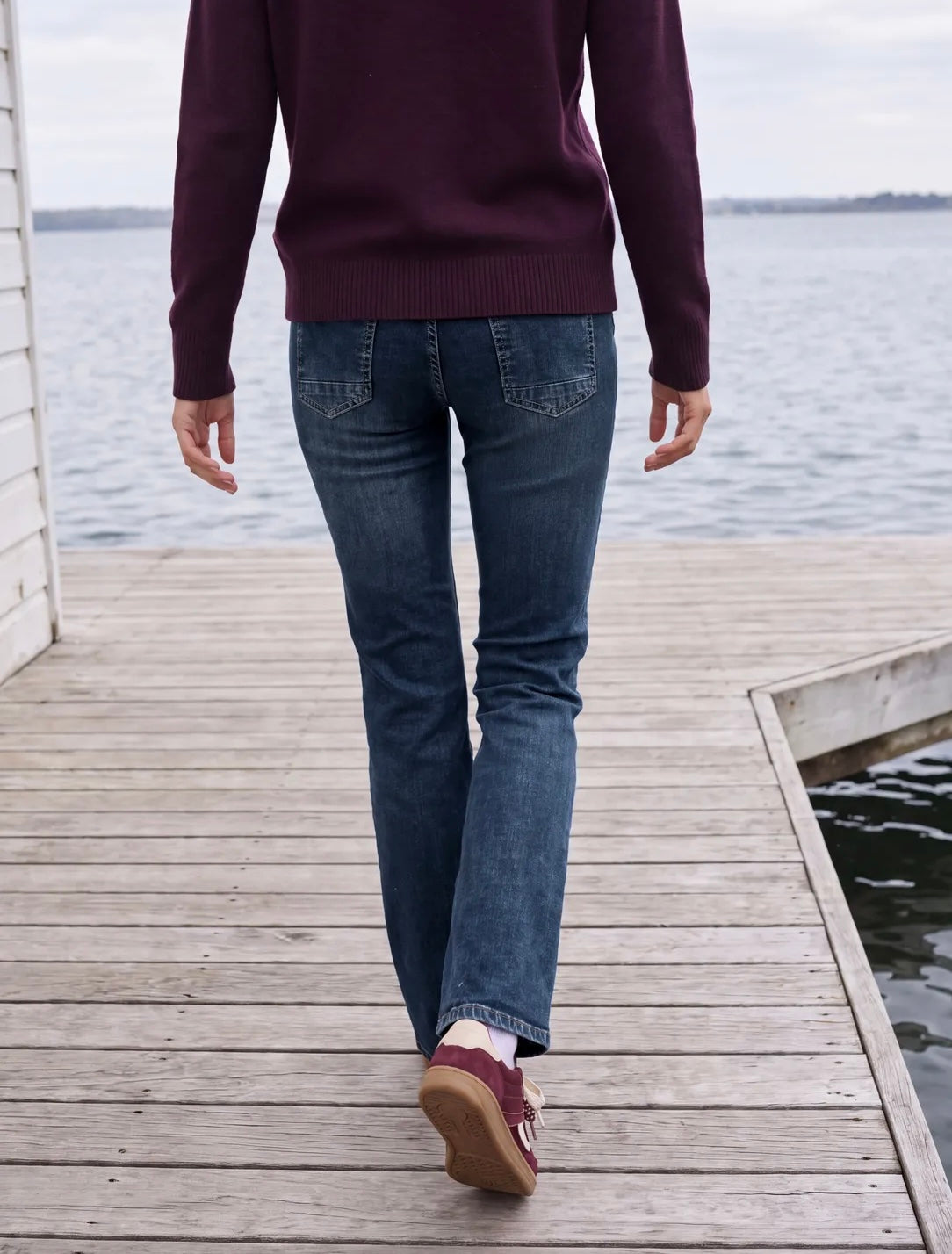 Toronto bootcut Blå