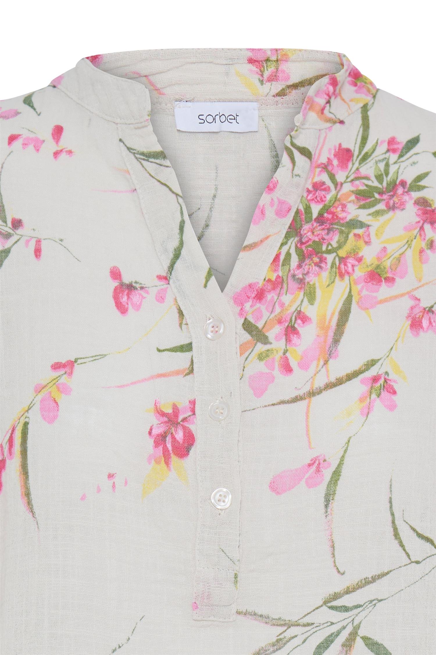 Sbalexa G Flo Blouse Beige
