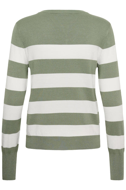 Kalizza Striped Knit Pullover Grønn