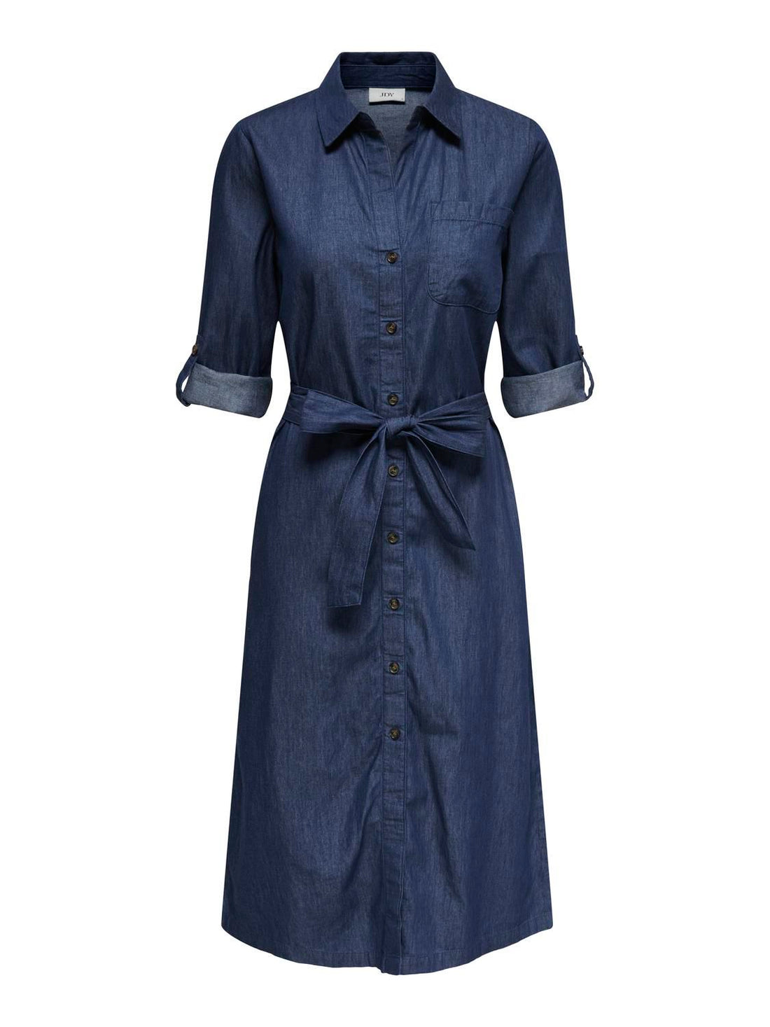 Jdykai 3/4 Midi Shirt Dress Wvn Dia Blå