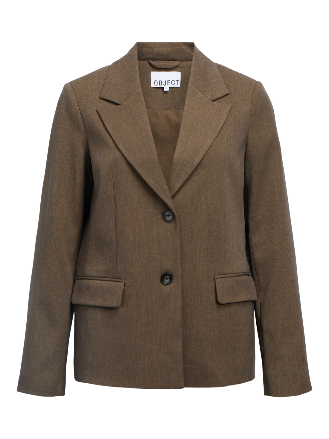 Objkara L/s Lo Blazer 142 Mørkebrun