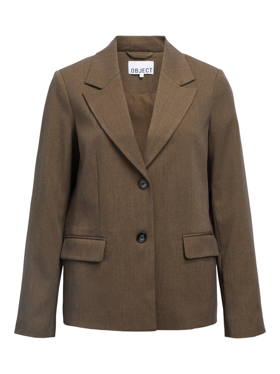Objkara L/s Lo Blazer 142 Mørkebrun