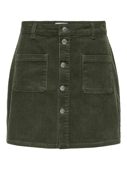 Jdyshiraz Corduroy Skirt Pnt Noos Grønn