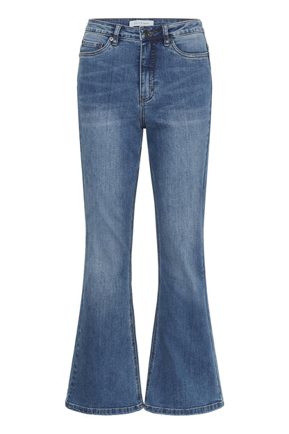 Kaforest Hw Slim Fit Jeans Medium Blue Denim