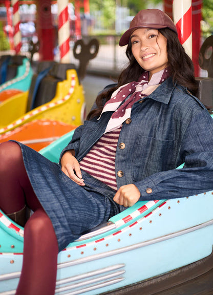 BCMARTINA mini scarf Vinrød