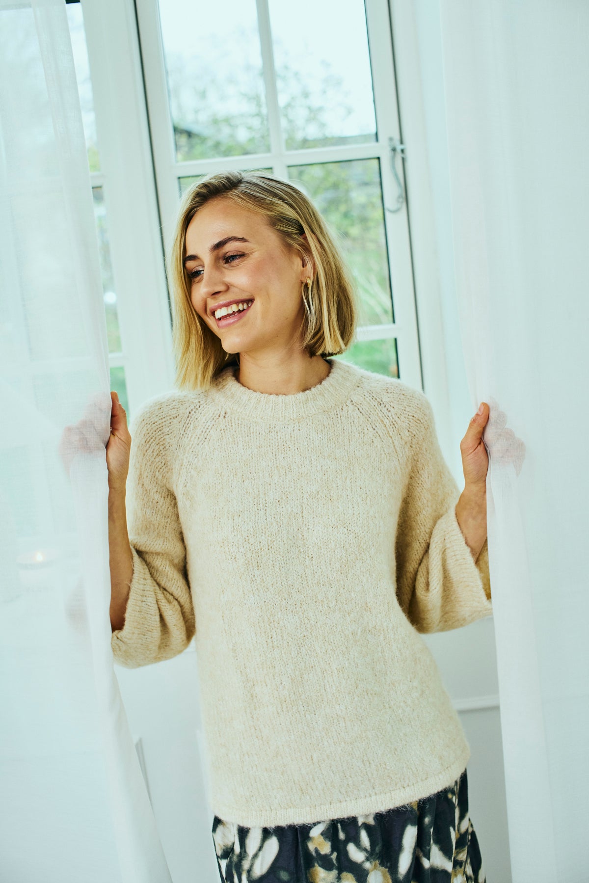 FQGRSLULU-PULLOVER Off-White