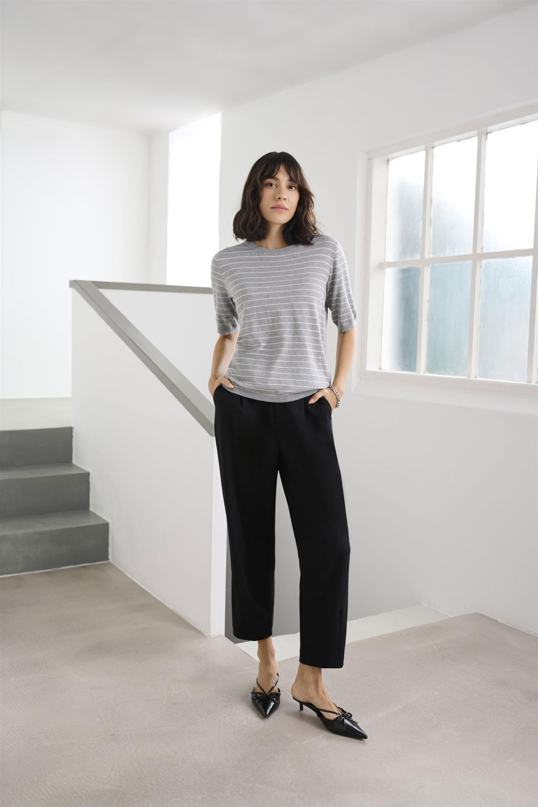 Kamerle Pants Cropped Sort