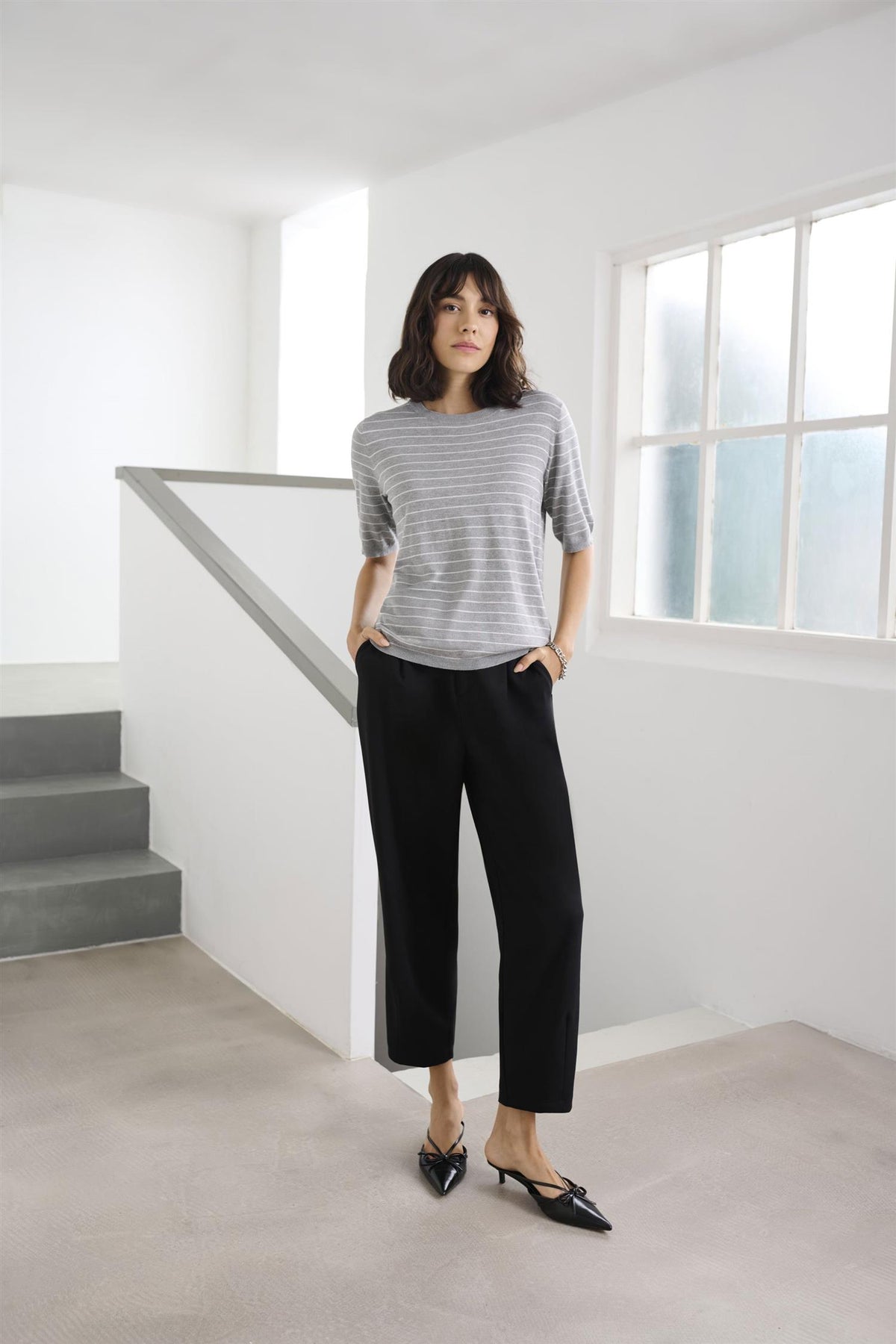 Kamerle Pants Cropped Sort