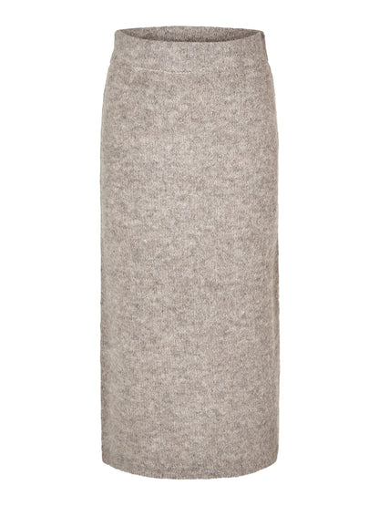 SLFGABELLA HW MIDI KNIT SKIRT Steel Gray