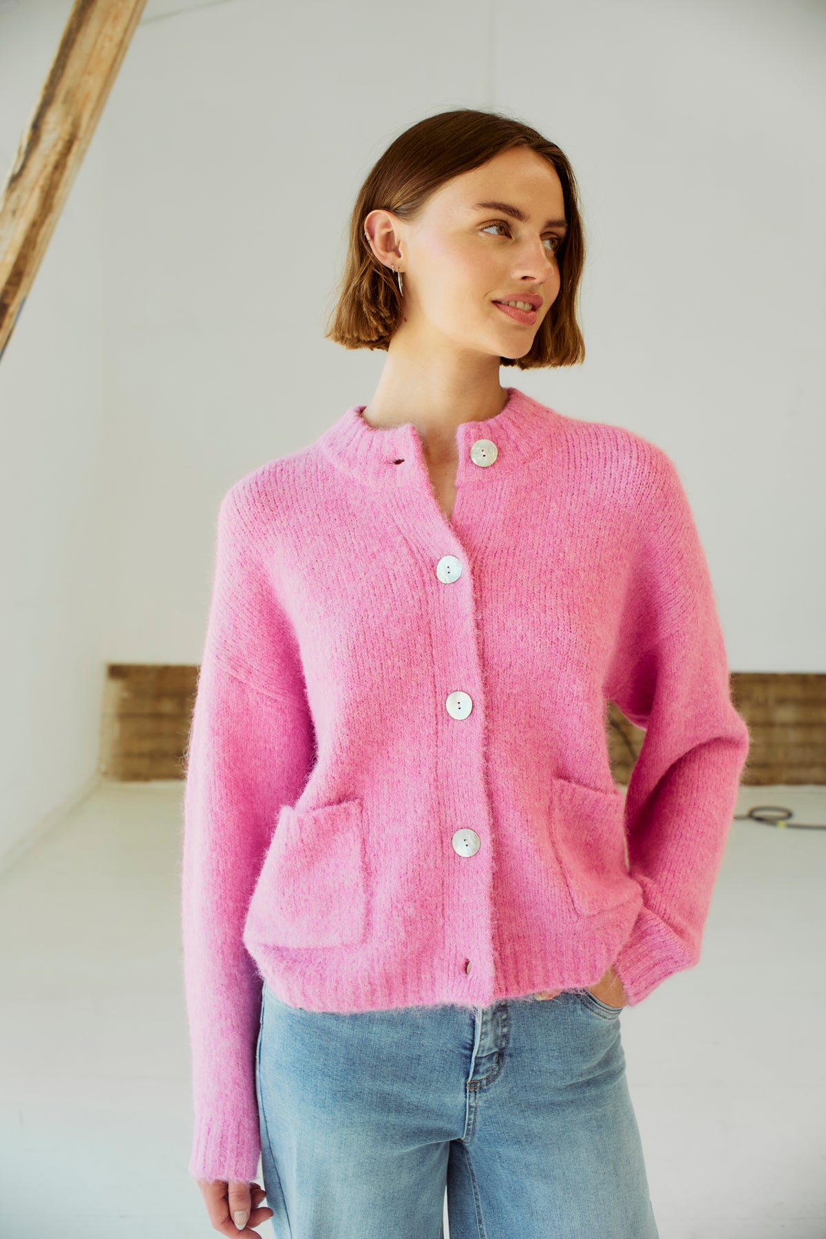 FQLOUISA-CARDIGAN Rosa