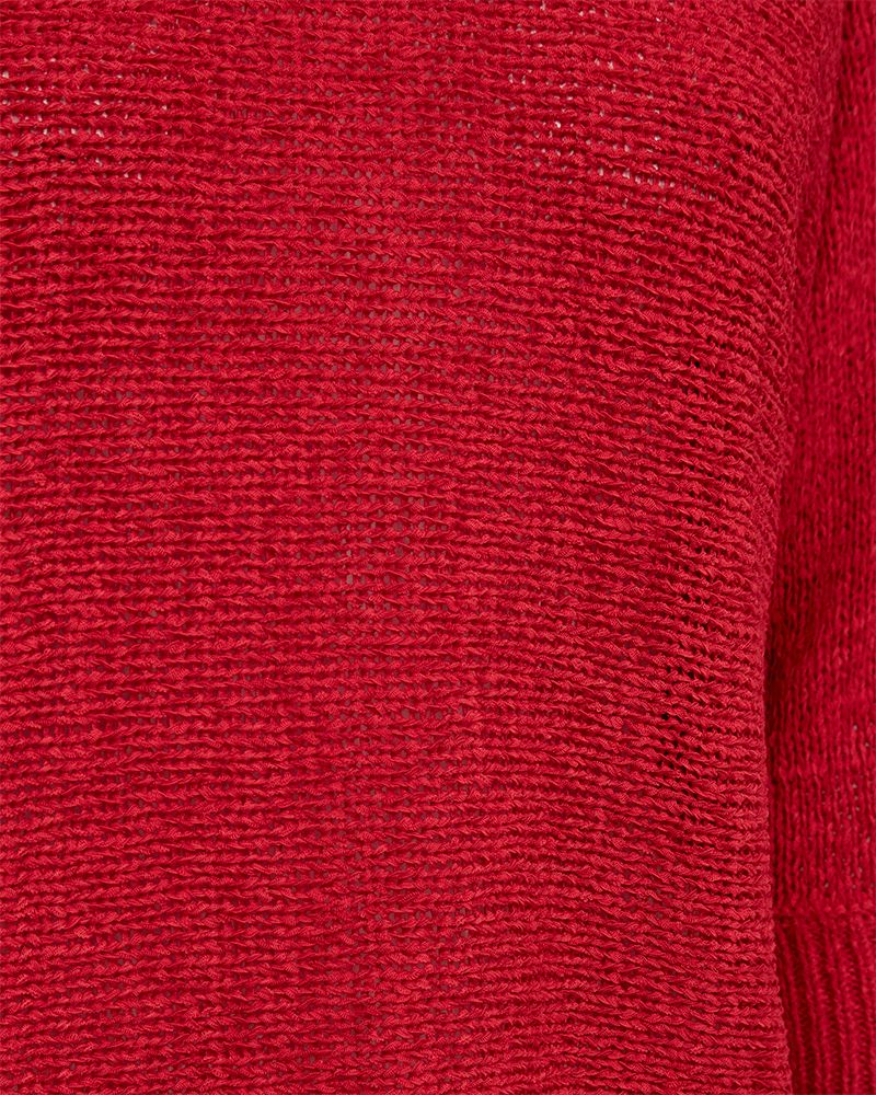 Fqtapper-Pullover Rød