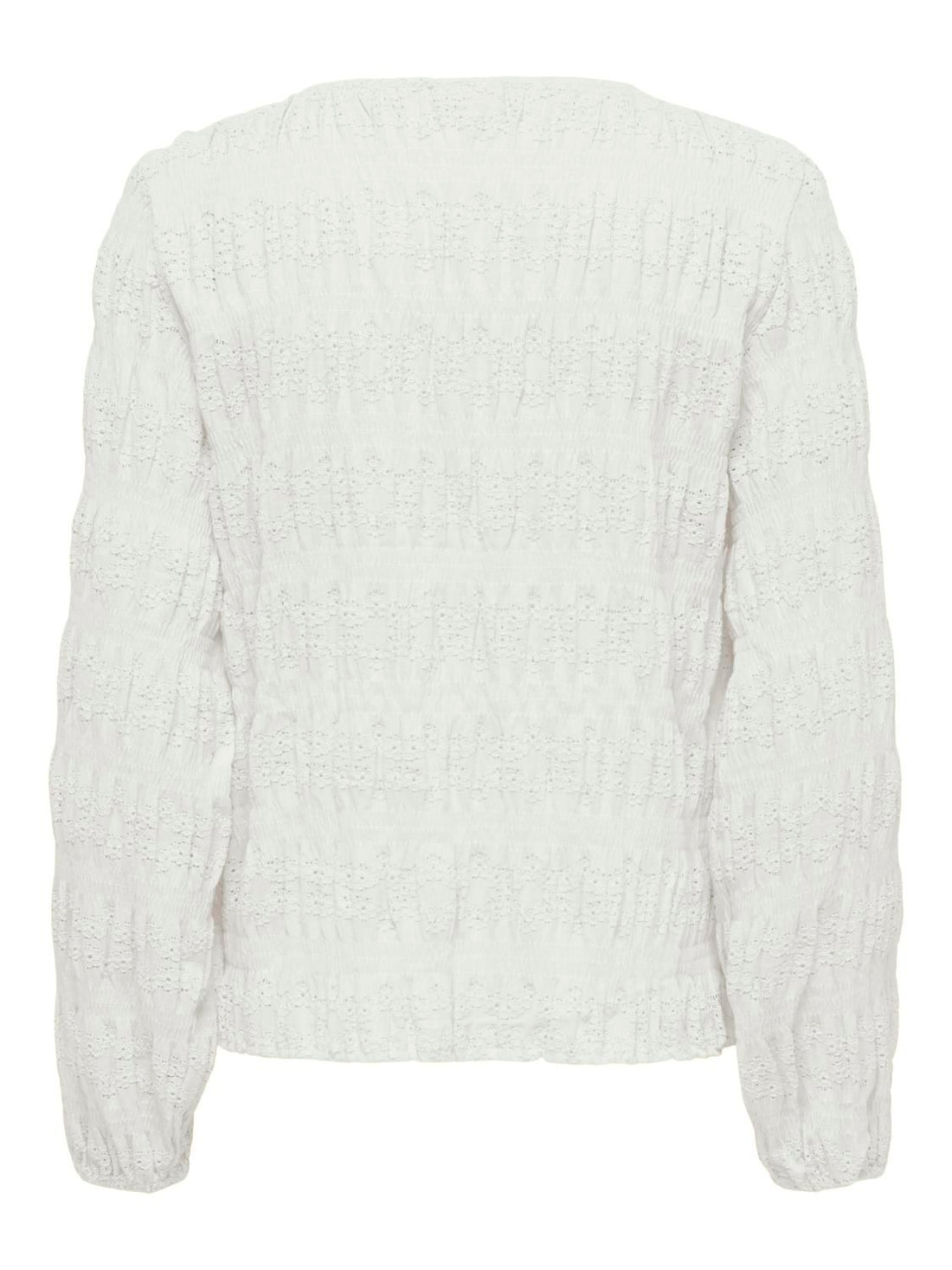 Jdysally L/s Top Jrs Hvit